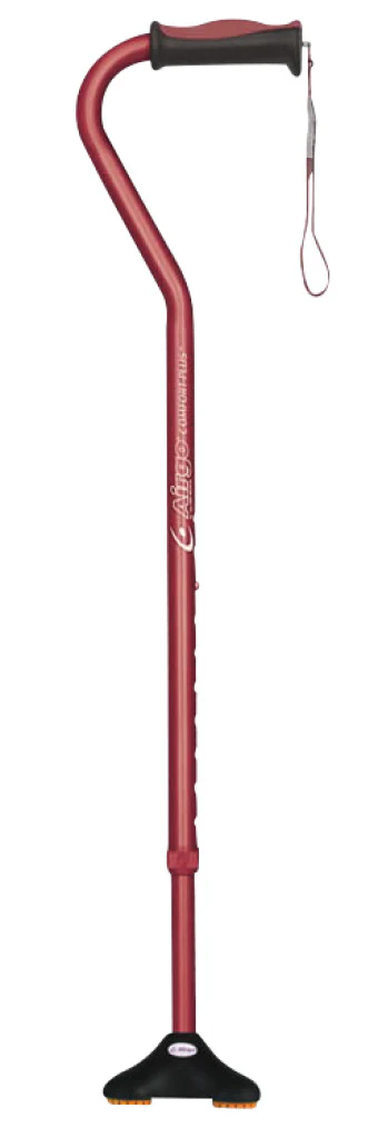 Airgo Comfort-Plus -Burgundy Airgo Comfort - Plus Cane MiniQuad Ultra-stable Tip