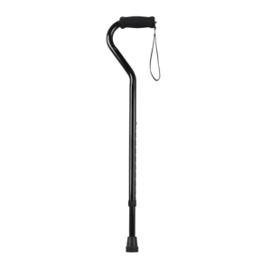 Drive Medical Foam Grip Offset Handle Walking Cane, Black Drive Medical Foam Grip Offset Handle Walking Cane, Black