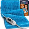 GENIANI Heating Pad Electric Throw for Back Pain, Menstrual Pain & Cramps Relief, Moist Heat Therapy for Neck and Shoulder, Auto Shut Off, Machine Washable