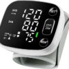 Oklar Rechargeable Wrist Digital Blood Pressure Monitors for Home Use, BP Machine Cuff with LED Backlit Display, Voice Broadcast, 240 Memory Storage for 2 Users, with Carrying Case