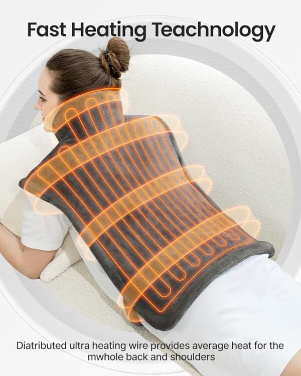 RENPHO Electric Heating Pad for Back, Heat Pad for Neck and Shoulders, Birthday and Christmas Gifts, FSA Eligible Items, ETL Certified 4